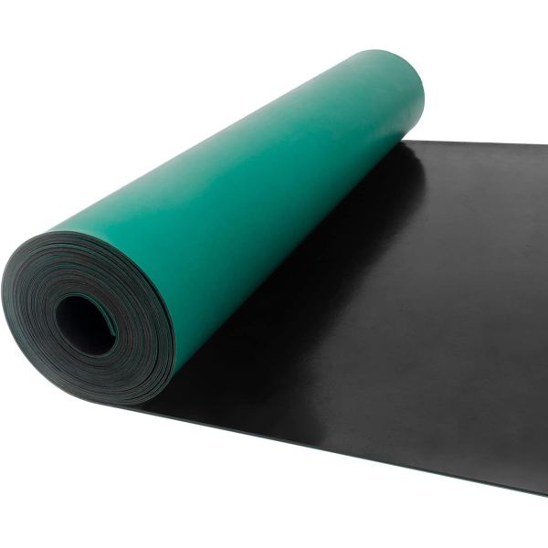 ESD Rubber Table Mat Antistatic 1.8mm-3mm Green Grey Blue