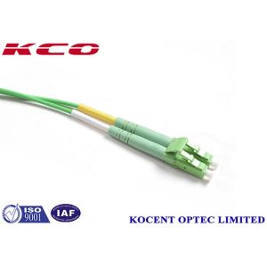 SX MM Fiber Optic Patch Cord , DX St To Lc Fiber Jumper 60dB Return Loss