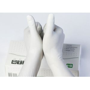 Nitrile Rubber Powder Free Latex XL Disposable Medical Gloves