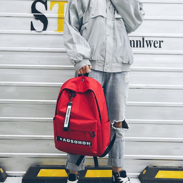 New fashionable women's backpack leisure backpack with large capacity college students school bags