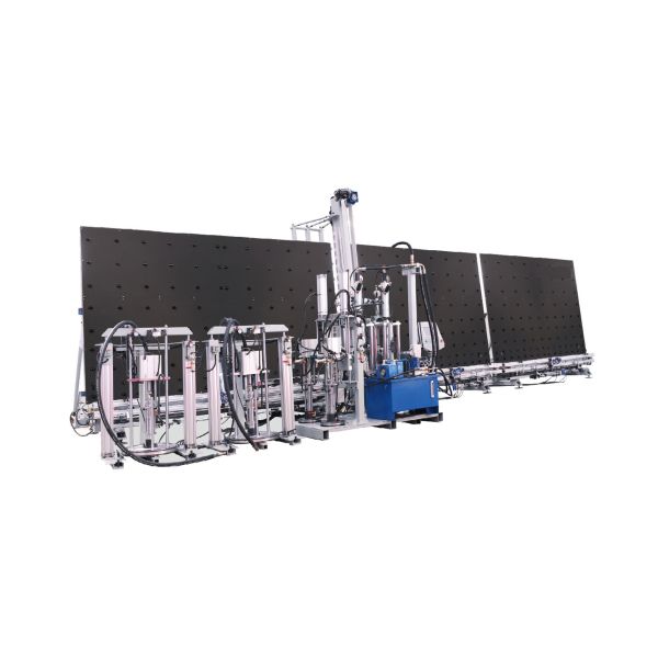 Buy Insulating Glass Sealing Machine for Four Side Stepped / Triple / Semi - Circular IGU at wholesale prices