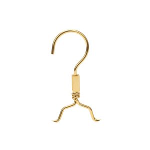 Betterall Beautiful Plastic Clips Pant Usage Metal Gold Hanger