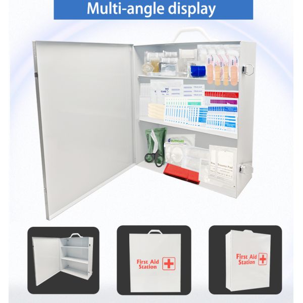 Tour Casual Home Empty First Aid Cabinet Barbecue 3 Shelf First Aid Cabinet ODM