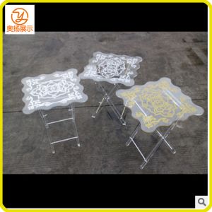 OEM/ODM Customized fashion foldable acrylic coffe table tea table