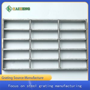 Q235 High Bearing metal Galvanized Steel Grid Panels Grating Customized