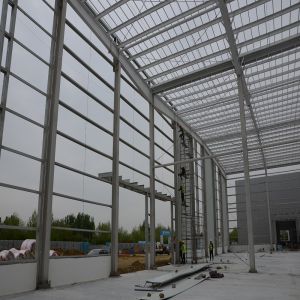 Sustainable Steel Frame Building Construction High Weather Resistance Eco
