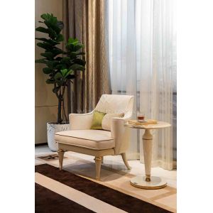 Luxury White Genuine Leather Living Room Furniture Modern Sofa Set