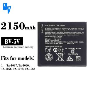 Mobile Phone Black 2150mAh BV-5V Battery for Nokia 1 TA-1047 Durable and Long