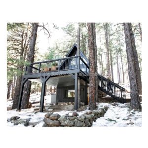 20ft or 40ft Container Modern Design EU Triangle Shape Steel Structure Wooden Houses with A-Shaped Steel Structure Frame Room