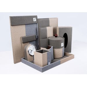 Five Star Customized Logo Leather Tray Hotel Accessories