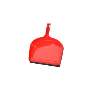 Clip On Heavy Duty Dustpan Blue Plastic Easy Grip Rubber Edge Detailed Sweeping