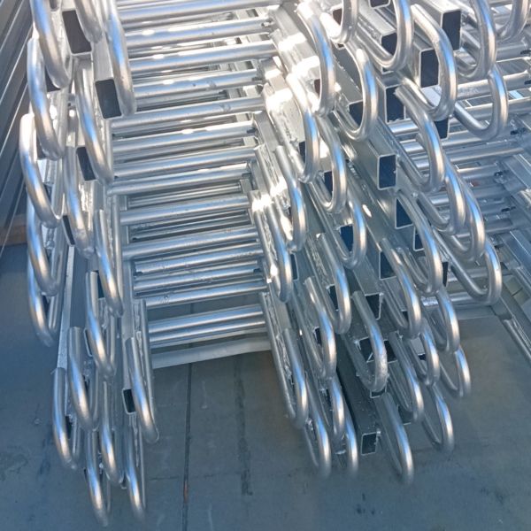 Silver Scaffolding Step Ladders With 150kg Load Capacity Safety Step Ladder