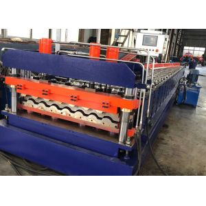 China PPGI Steel Metal Roof Panel Roll Forming Machine 16 Rollers , 0.3-0.8mm Thickness on sale