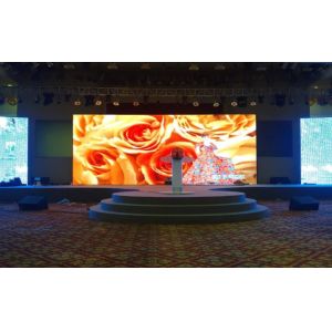 Ultra Thin Stage Led Backdrop Screen Rental 1/8 scan 1R1G1B AC260V