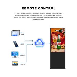 Qtenboard Commercial-Grade Bank Digital Signage Screens Factory Direct Sale