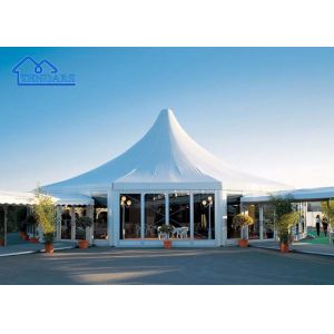 Customized Glass Pinnacle Marquee Tent Glass Wall Pagoda Tent On Sale For
