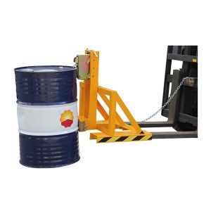 DG500A Forklift Mounted Rubber-belt Drum Grabbers Loading Capacity 500Kg