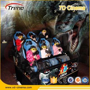 Multiplayer 7D Cinema Simulator With Aluminum Alloy Metal Screen