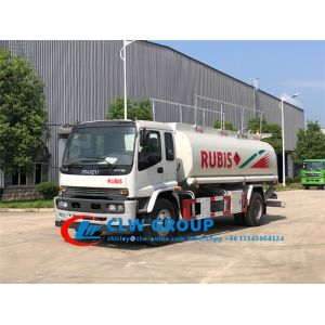 China 4 Compartment ISUZU FTR 15000L Refueler Truck on sale
