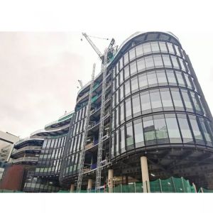 Aluminum Frame Cladding Exterior Glass Curtain Wall 6063-T5