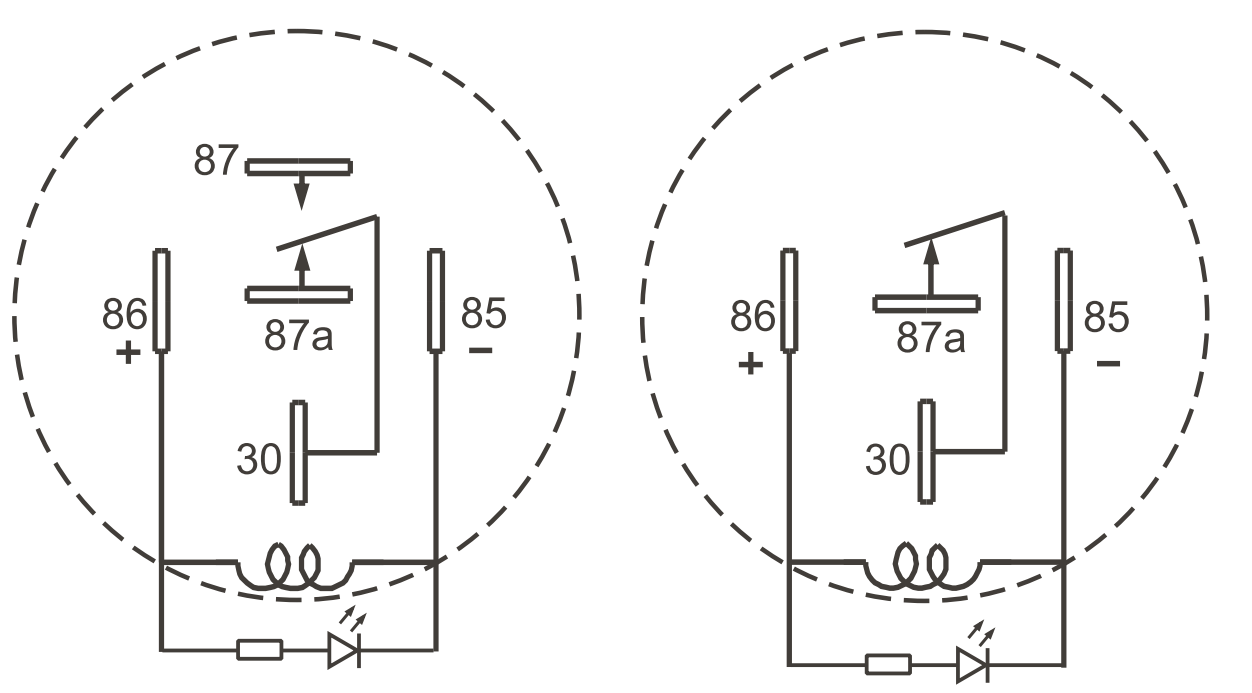Fan Relay 12V 100A 5 Pin European Peugeot 405 Pride relay 9458628780