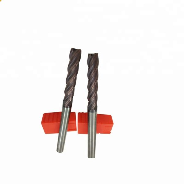 HRC 45 55 60 65 End Mill Corner Radius TiSiN Carbide Diameter 1-20mm