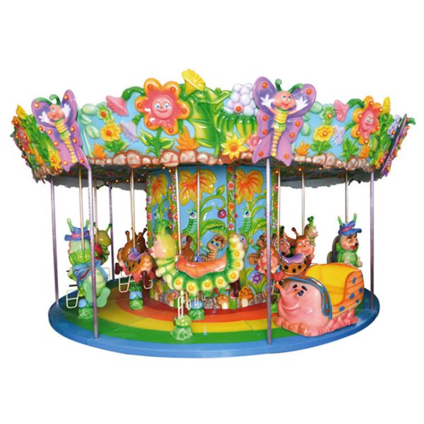 18 seats merry go round for family entertainment in amusement park