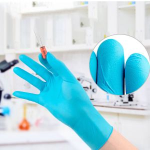 Allergy Resistance Nitrile Disposable Gloves High Tensile Strength Non Toxic