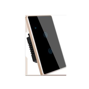 Tuya Smart Wifi Switch For Us Standard 2 Gang Metal Bezel App Remote Schedule