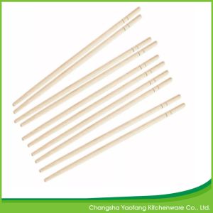 Personalized Round Bamboo Chopsticks 21cm Disposable Full Opp Packing