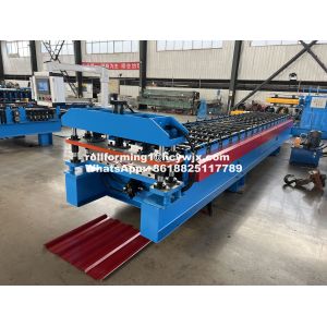 914mm Aluminium Roofing Sheet Making Machine PLC Control