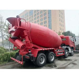 Sinotruk HOWO 8×4 Drive Type 12m3 Capacity 25T Payload Concrete Mixer Truck