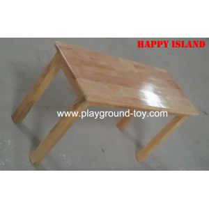 Solid Wooden Kindergarten Classroom Furniture Table For Children Learning