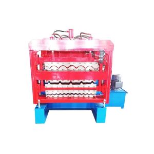 Multi Type Roofing Sheet GI Three Layer Roll Forming Machine Low Consumption