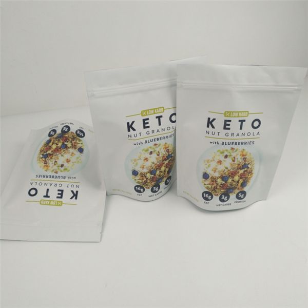 VMPET 120mic Stand Up Pouch MOPP Food Packaging Gravure Printed