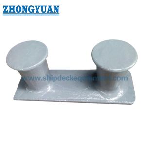 China ASTM A27-70-36 Cast Steel 8 10 Double Bitt Without Horns Ship Mooring Equipment on sale