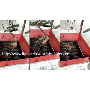 Modular Design Plastic Recycling Shredder , Bicycle Shell Recycling Shredders