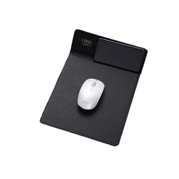 Buy Type C PU Leather Multifunctional Mouse Pad Wireless Charging For Gaming at wholesale prices