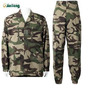 China Factory Supply T/C French Camo F1 French Military Uniform ( Shirt+pants+cap) on sale