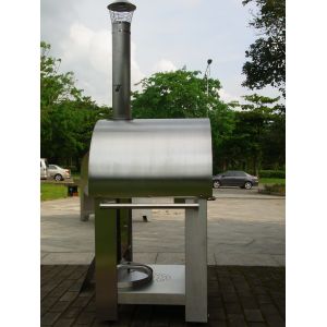 430 Stainless Steel Wood Burning Pizza Oven Easily Move
