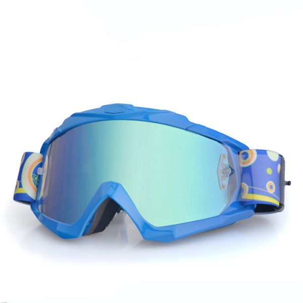 Comfortable Motocross Goggles UV400 Protection With Anti Slip Silicone Strap