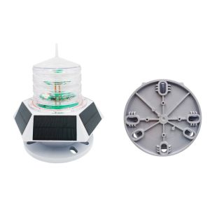 GPS SYNC Phosphate Battery Solar Navigation Lights Flash Mode IALA