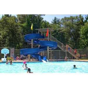 Amusement Park Children Games Equipment Small Playground Water Slide