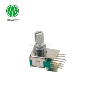 Precision Rotary Encoder with Reset and Robust Knob for Professional Audio