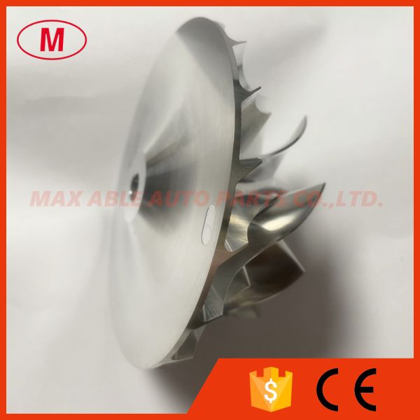 TD09 forward 77.40/110.00mm 9+9blades 49132-40631 Turbo Billet/milling/Aluminum 2618 compressor wheel for 49132-04000, 49132-04010, 49132-04020, 49132