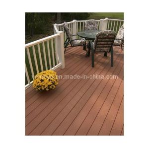 Garden Flooring Decoration WPC Wood Composite Decking Board 450*75*18mm in Brown