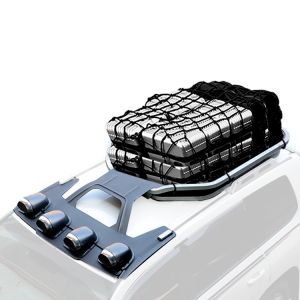 Heavy Duty Luggage Roof Rack With Spotlight For Prado