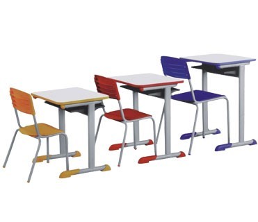 MUCHN School Solid Wood School Desk With Chair