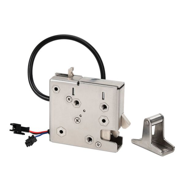 Steel Metal Electrical Locker Lock Remote Control Cabinet Rotary Latch Solenoid