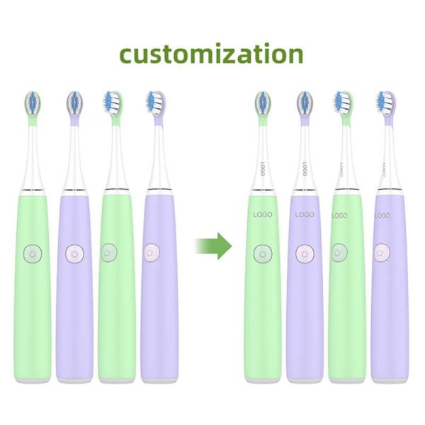 Silicone Head Long Standby Kids Electric Toothbrush Childrens Rechargeable